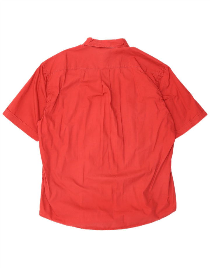 Camisa masculina de manga curta Sergio Tacchini XL algodão vermelho