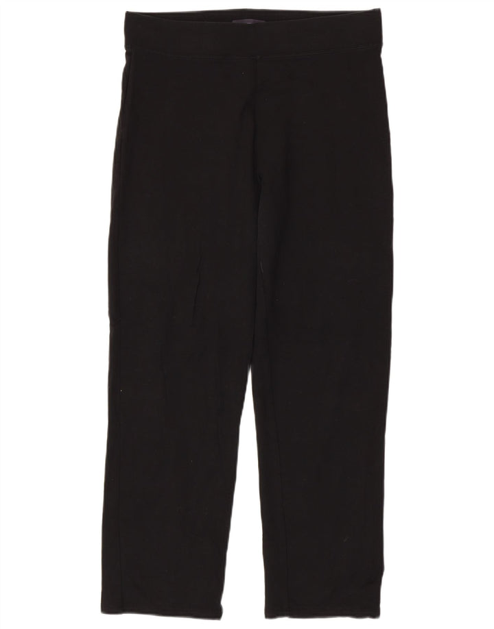 Leggings femininos Marks & Spencer UK 12 algodão preto médio