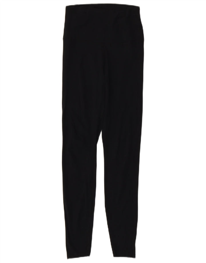 Calça legging feminina Nike Dri Fit UK 8 pequena preta de nylon