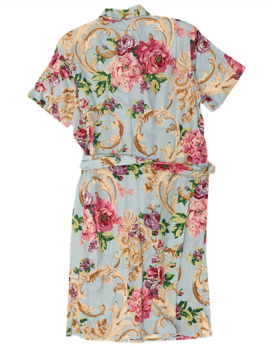 Vestido camisa feminino Elle IT 44 azul médio floral