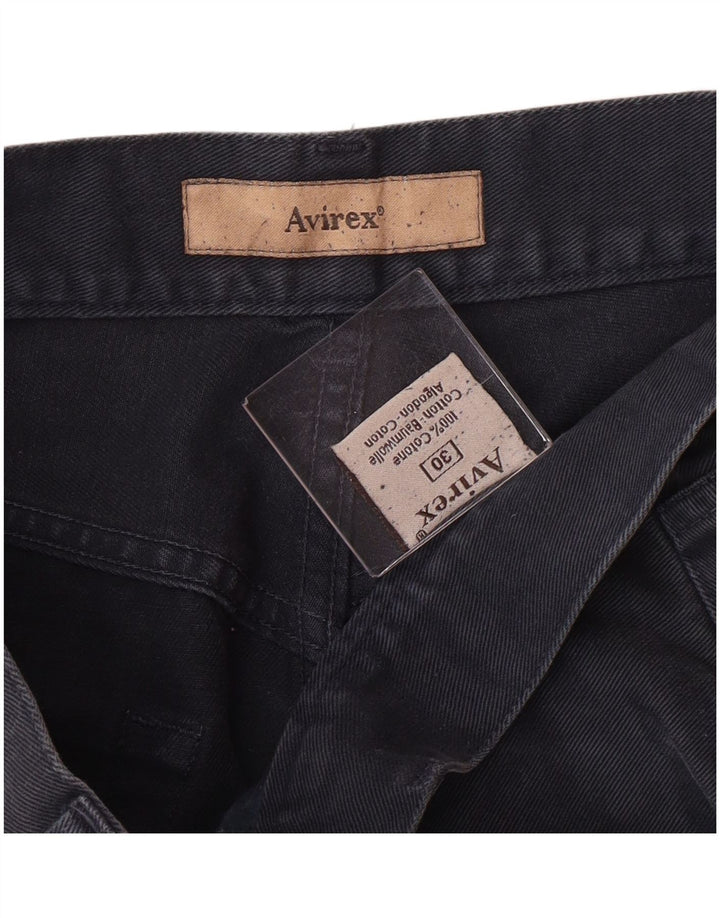 AVIREX Jeans retos masculinos W30 L29 algodão azul marinho
