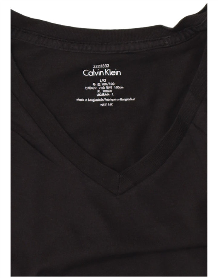 Camiseta masculina CALVIN KLEIN grande preta