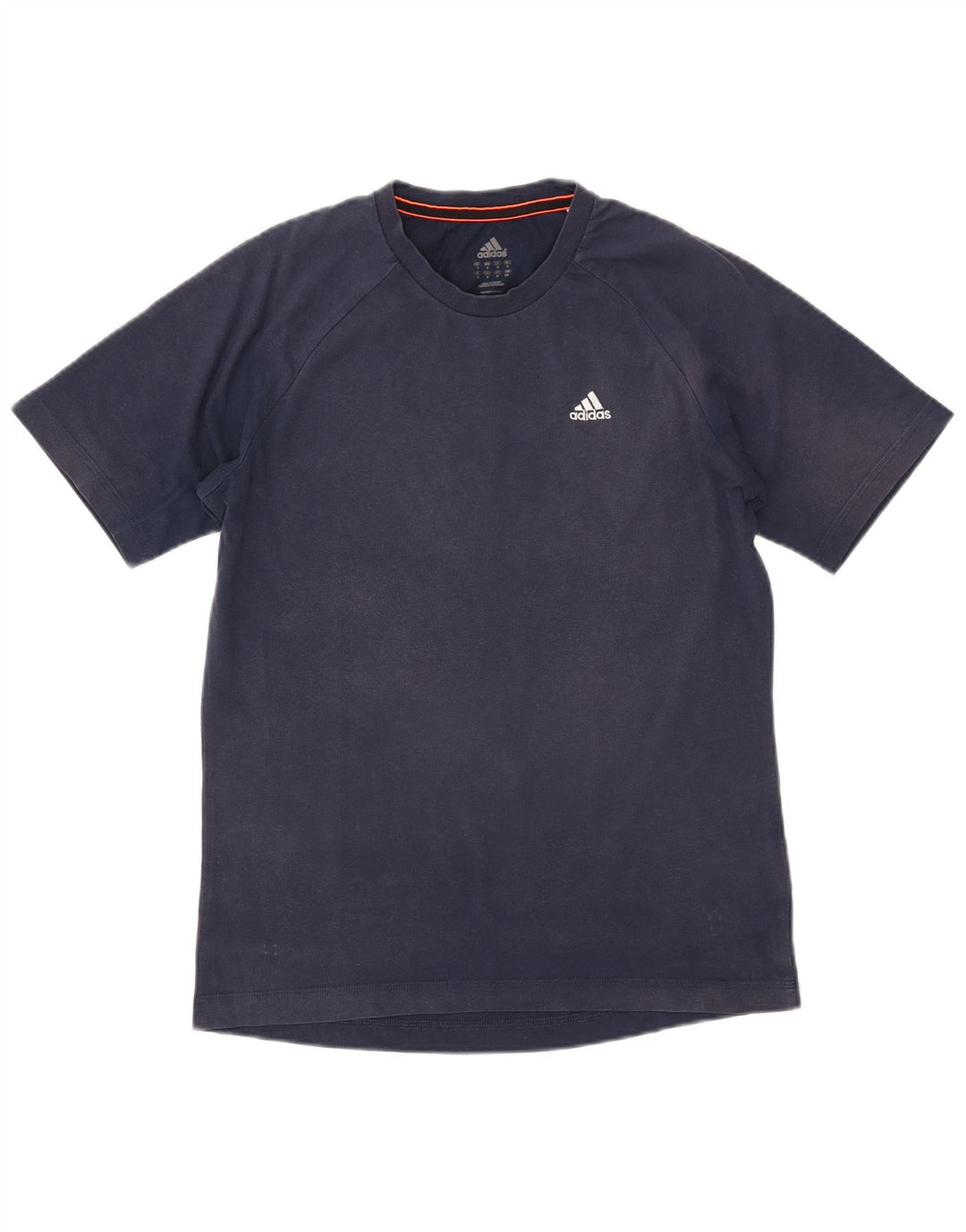 Camiseta masculina ADIDAS Top pequeno algodão azul marinho