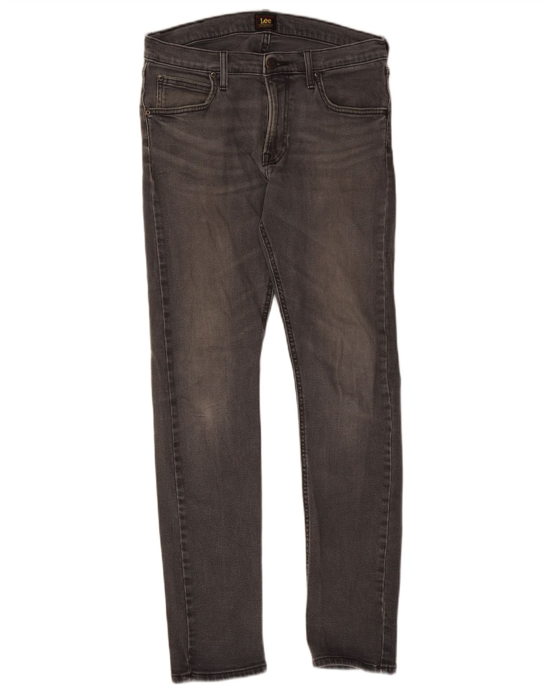 Lee Mens Luke Slim Jeans W30 L32 Algodão Cinza