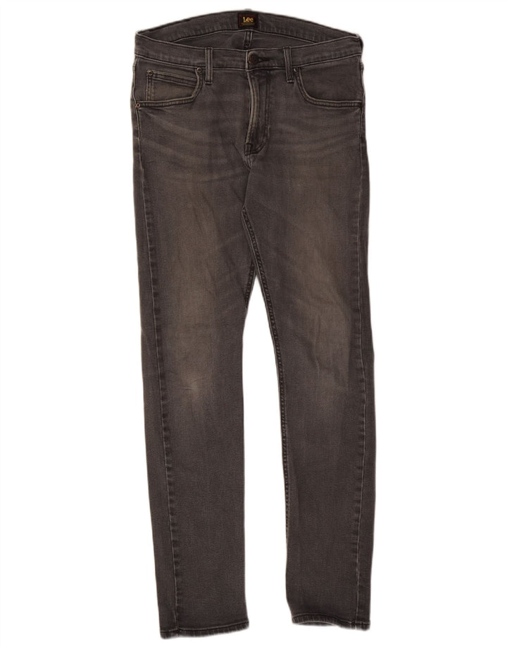 Lee Mens Luke Slim Jeans W30 L32 Algodão Cinza
