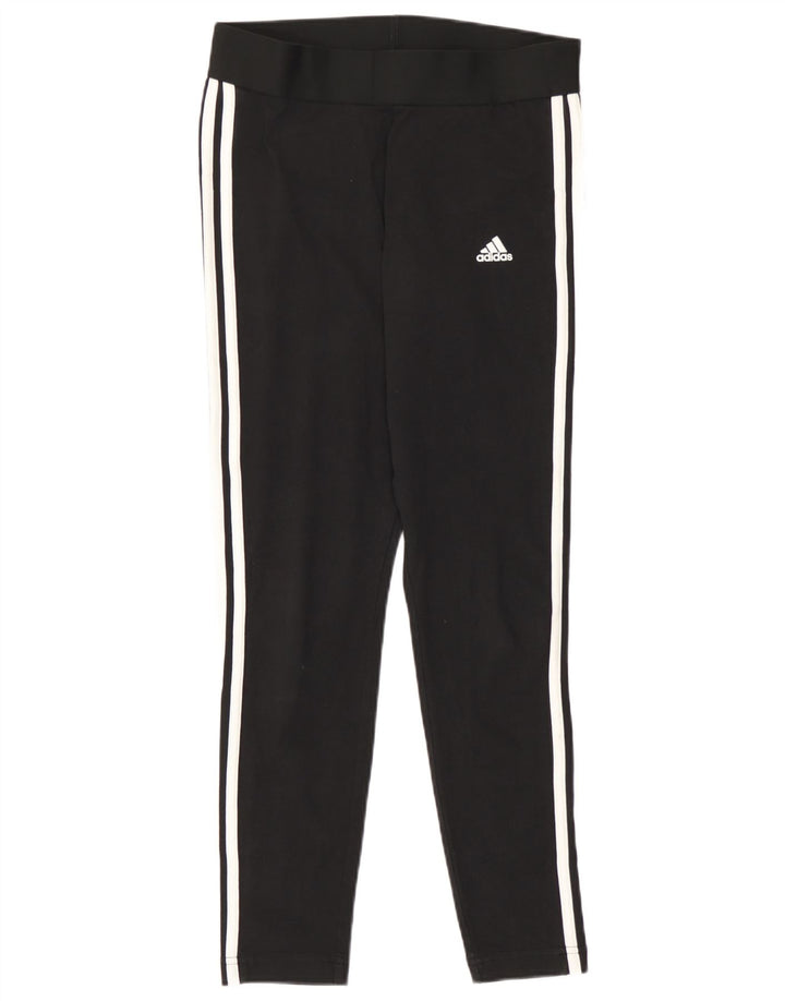 Leggings Adidas Femininas UK 12/14 Médio Algodão Preto