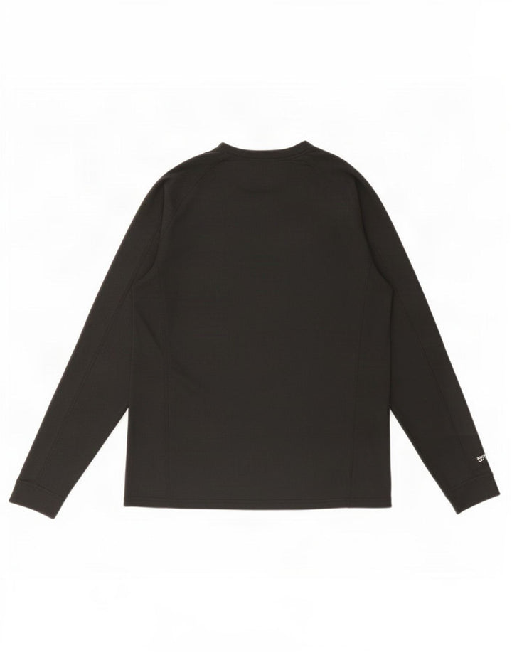 Top feminino Carhartt de manga comprida UK 20 2XL poliéster preto