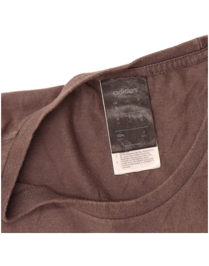 Camiseta Adidas Masculina Graphic Top XL Cinza Algodão