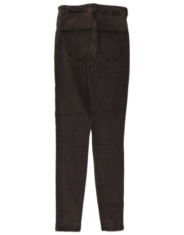 Zara Womens Trafaluc Skinny Jeans EU 38 Pequeno W28 L27 Algodão Cinza
