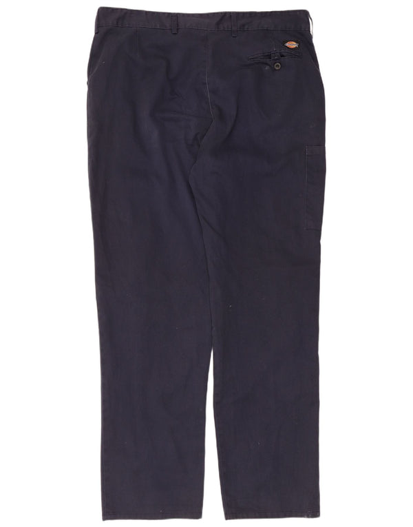 Calça Dickies Mens Redhawk Straight Cargo W42 L33 Poliéster Azul Marinho