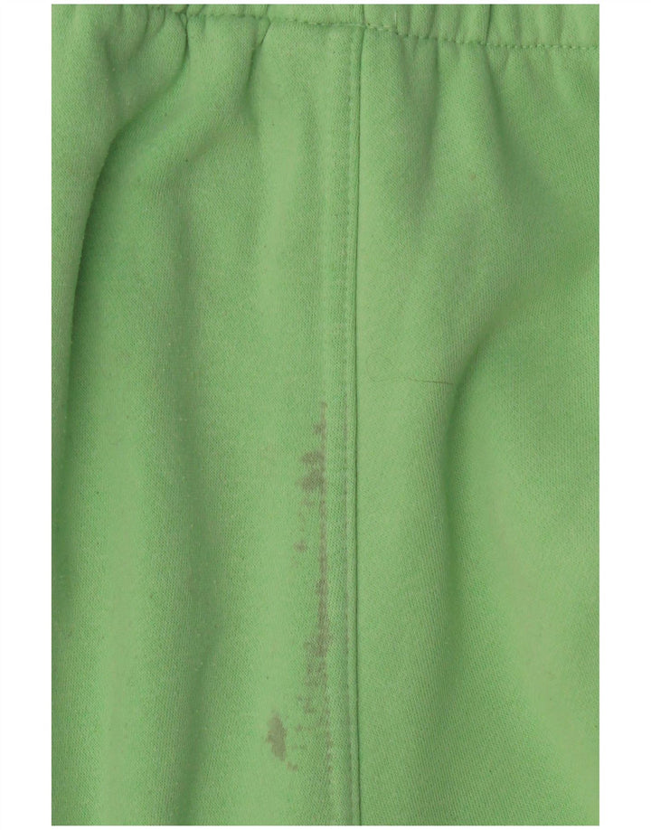 ADIDAS Womens Tracksuit Calças Joggers UK 12 Médio Algodão Verde