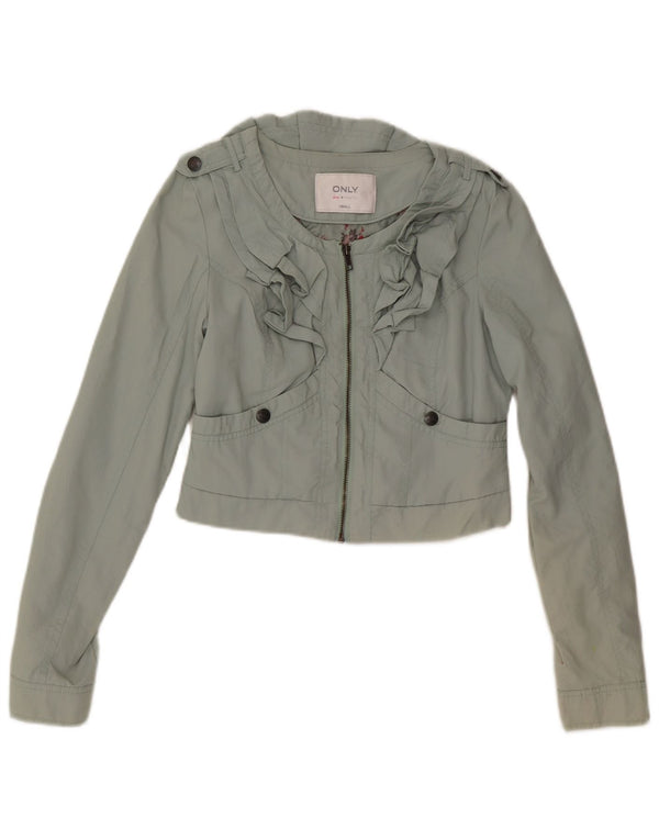 Somente Jaqueta Bolero Militar Feminina Reino Unido 10 Pequeno Verde
