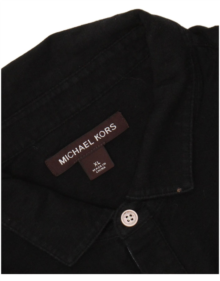 Camisa polo masculina MICHAEL KORS XL preta
