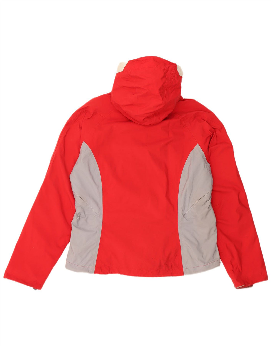 Jaqueta corta-vento feminina NIKE Storm-Fit UK 14 Medium Red Colourblock