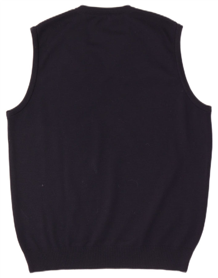Regata masculina Maerz Muenchen com colete IT 50 lã azul marinho médio