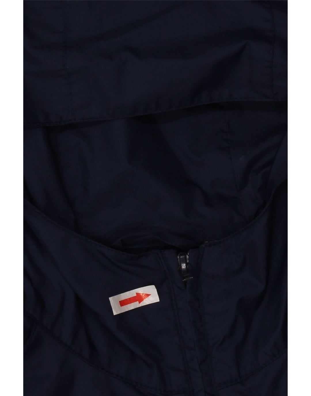 Jaqueta de chuva masculina com capuz gráfico UMBRO UK 36 pequena azul marinho nylon
