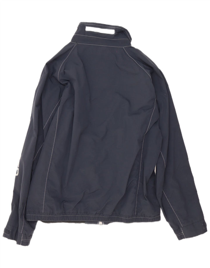 Jaqueta de chuva masculina Slam Graphic UK 44 2XL azul marinho nylon