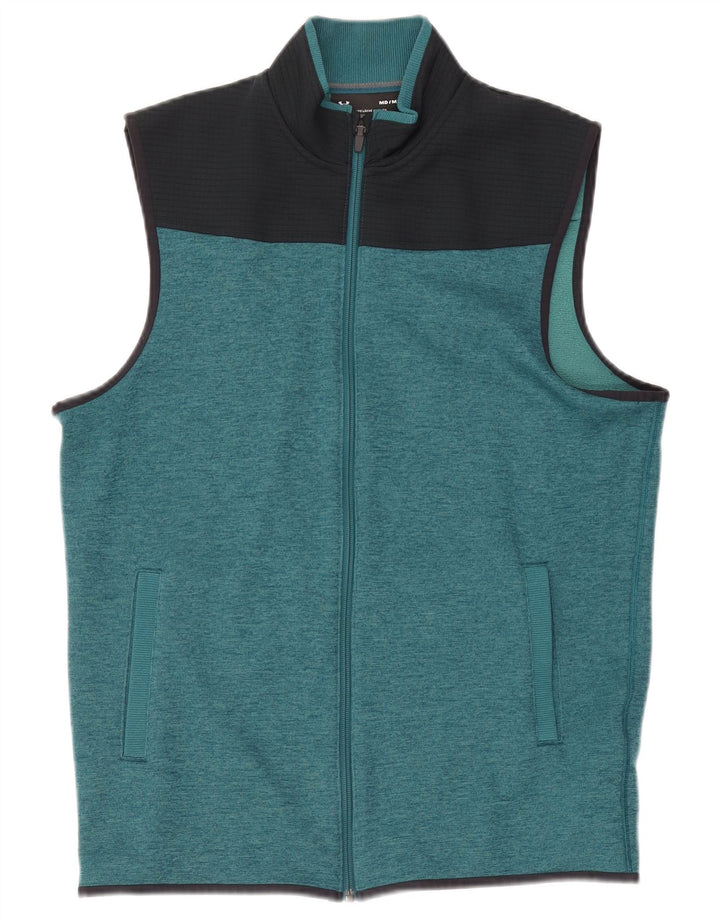 Jaqueta masculina Under Armour sem mangas com top de treino verde médio Colourblock
