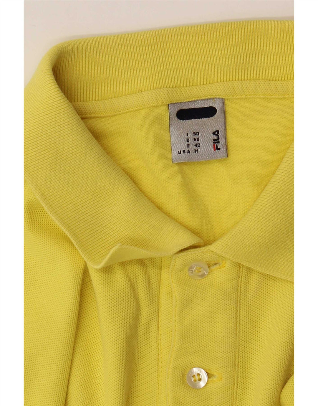 Polo masculino Fila médio amarelo