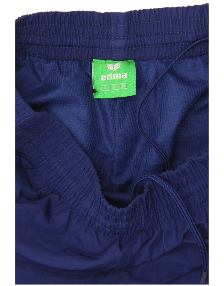 Calça de treino feminina Erima Joggers UK 10 pequeno azul marinho poliéster