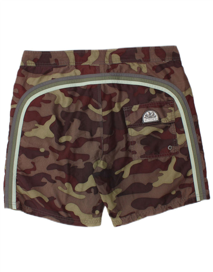 Shorts de natação masculino Sundek médio camuflado multicolorido
