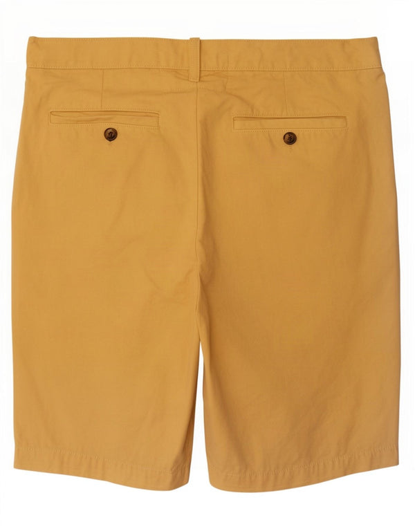 Jack Wills Mens Chino Shorts W34 Grande Algodão Amarelo