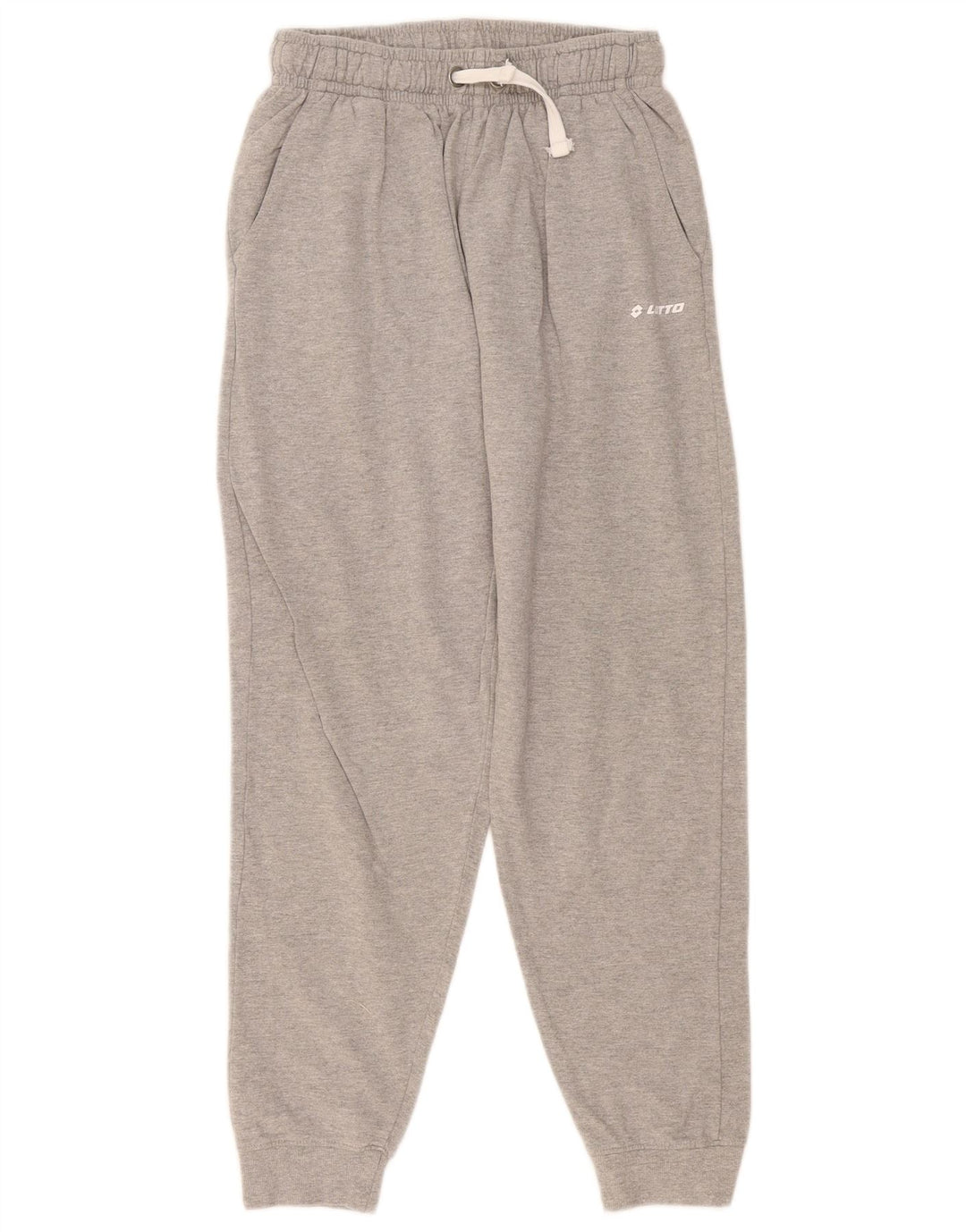 Calça de treino masculina Lotto Joggers cinza médio algodão manchado