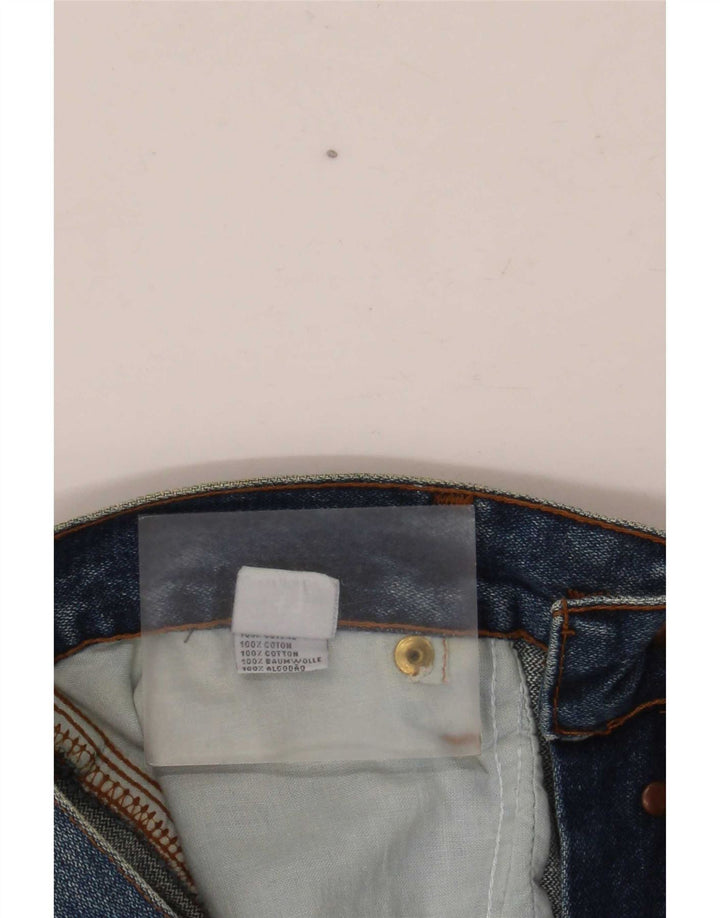 Shorts jeans feminino ilimitado W31 algodão azul médio