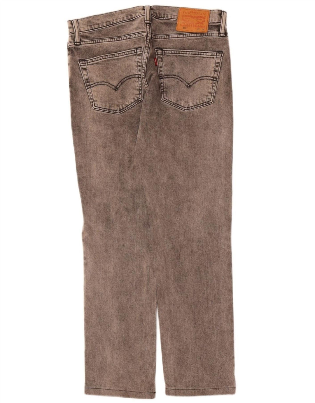 LEVI'S Masculino 511 Slim Jeans W31 L28 Algodão Cinza