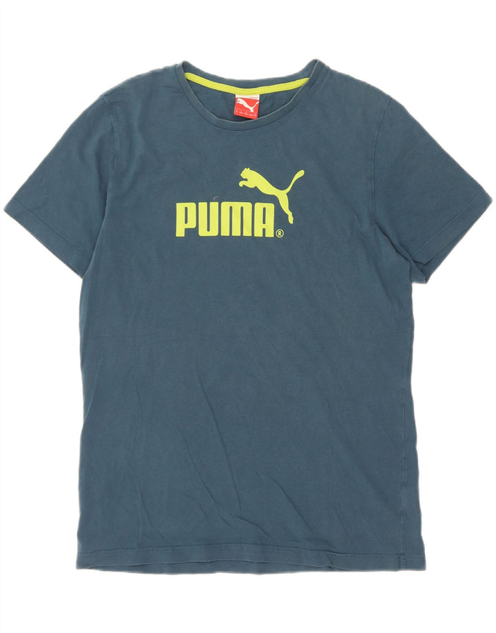 Puma Camiseta Masculina Graphic Top Azul Médio