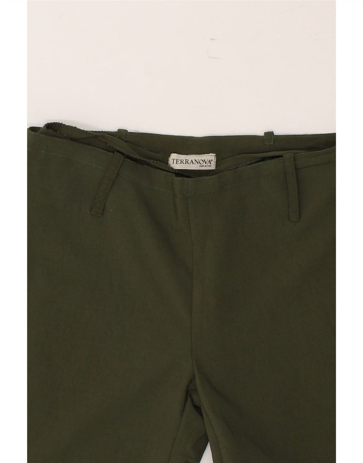 TERRANOVA Womens Flare Casual Trousers W34 L32 Green Vintage Terranova and Second-Hand Terranova from Messina Hembry 