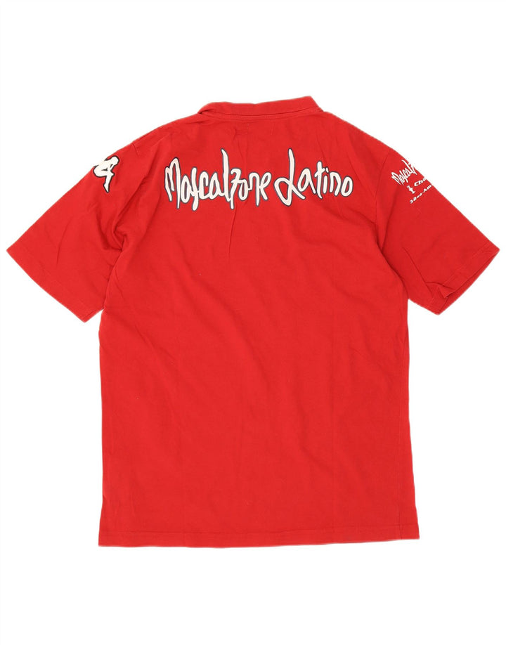 Camiseta gráfica masculina Kappa Top XL algodão vermelho
