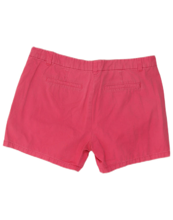 Joules Womens Chino Shorts UK 14 Grande W36 Algodão Rosa