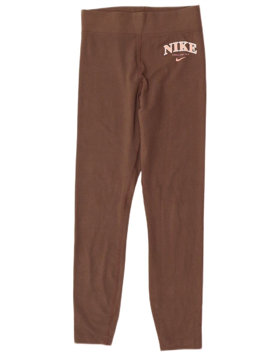 Leggings Nike Feminino UK 10 Pequeno Algodão Marrom