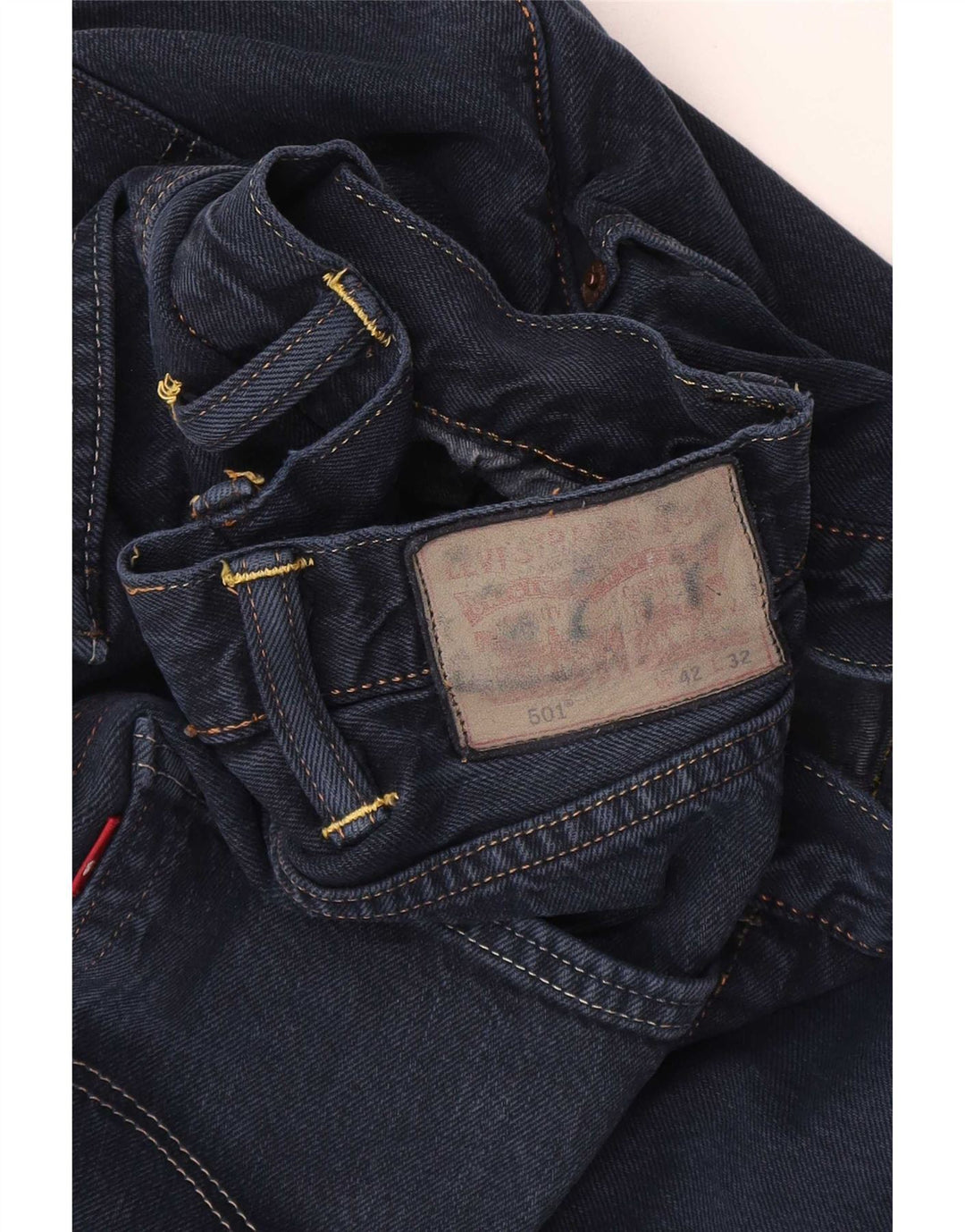 Jeans Levi's 501 Straight Masculino W42 L32 Azul Marinho