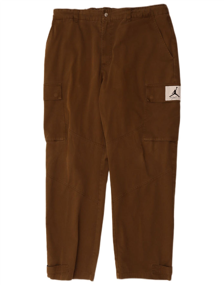 Calça cargo masculina JORDAN reta 2XL W42 L31 algodão bege