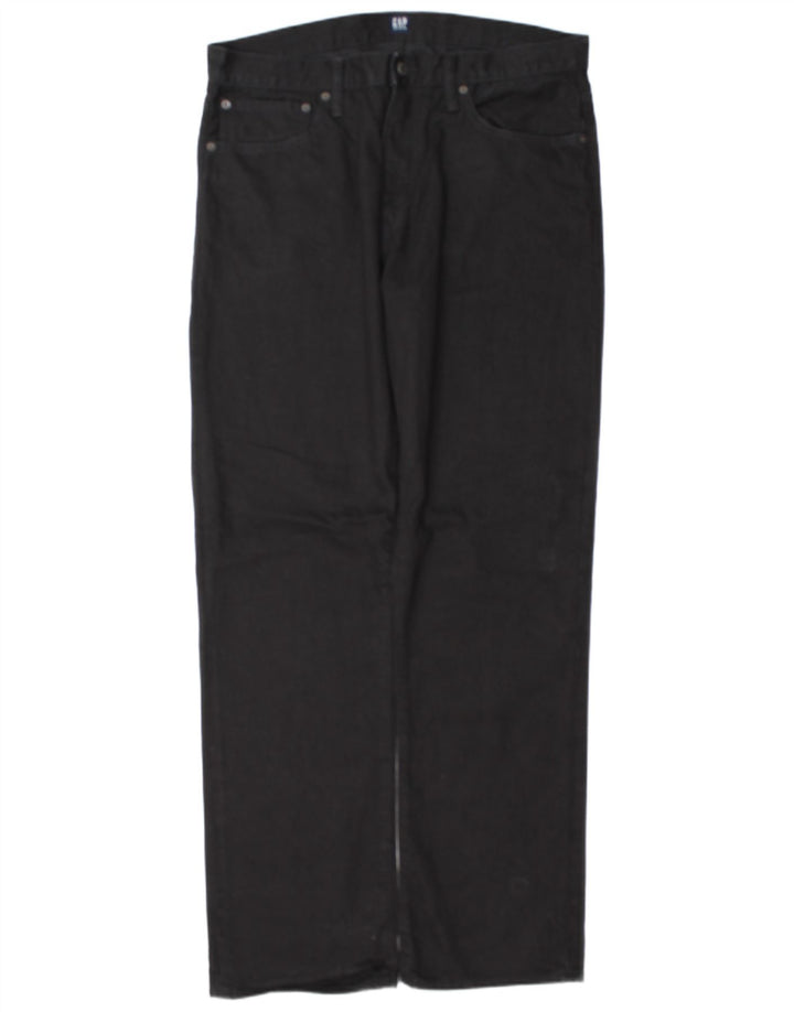 Jeans retos masculinos Gap W36 L34 algodão preto