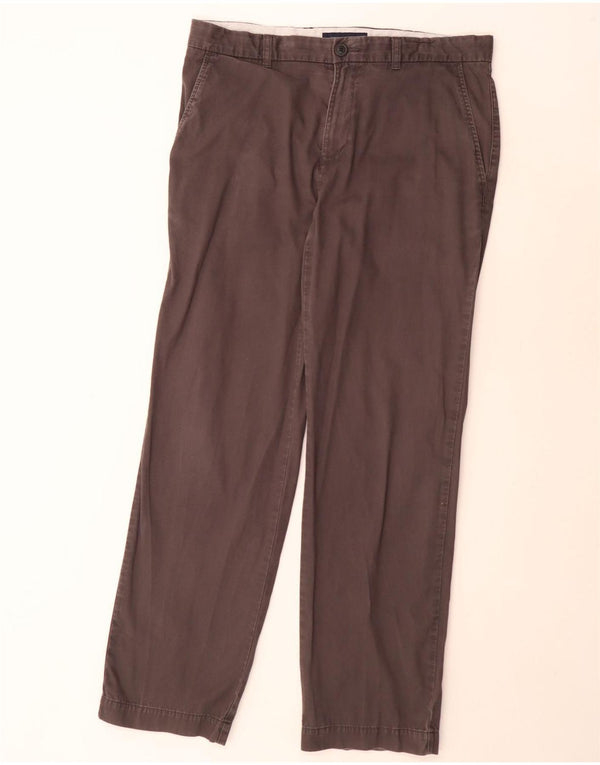 Tommy Hilfiger Calça Chino Masculina Reta W34 L32 Algodão Marrom