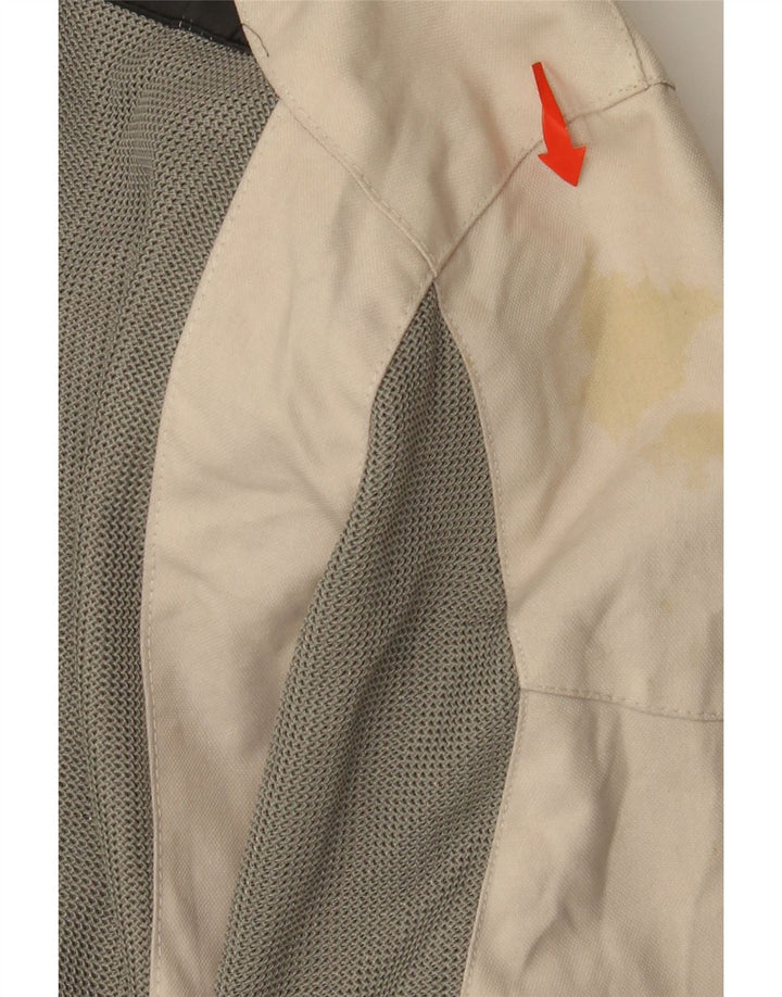 Jaqueta feminina Racer OJ ATMOSFERE UK 14 poliamida colorblock bege médio