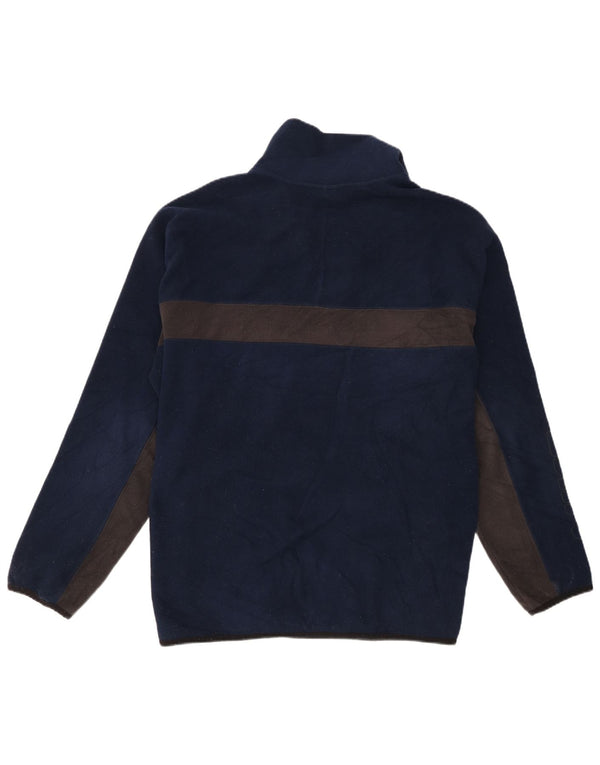 Suéter Nike Masculino Graphic Full Zip Fleece XL Azul Marinho Colorblock Poliéster