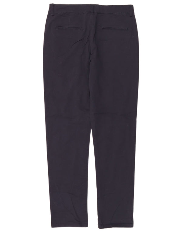 Calças Chino Slim para Meninas Marks & Spencer 13-14 Anos W30 L29 Azul Marinho