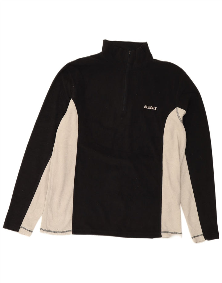Jaqueta de treino feminina Mc Kees UK 20 2XL preto colorblock poliéster