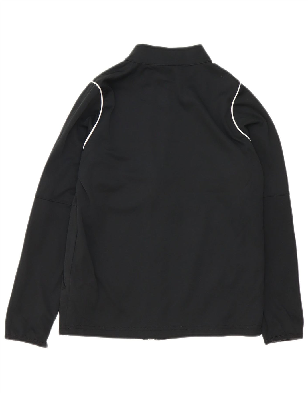NIKE Meninos Dri Fit Graphic Tracksuit Top Jacket 10-11 Anos Médio Preto