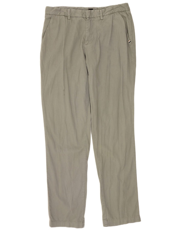 Hugo Boss Mens Slim Chino Calças EU 48 Médio W32 L33 Verde