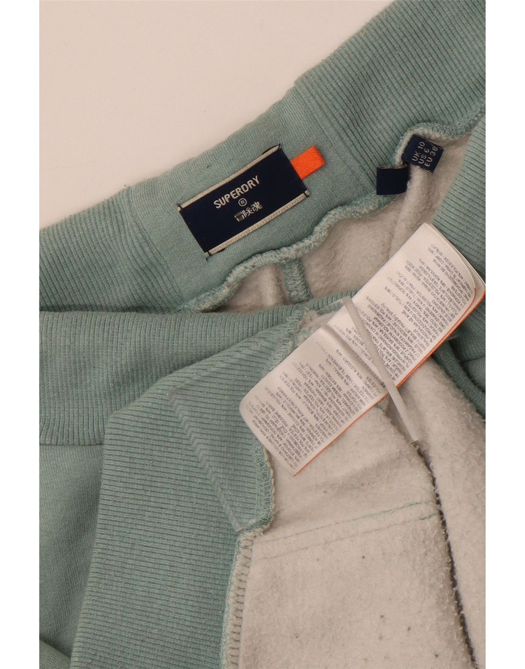 Superdry Womens Oversized Full Tracksuit UK 10 Pequeno Algodão Verde