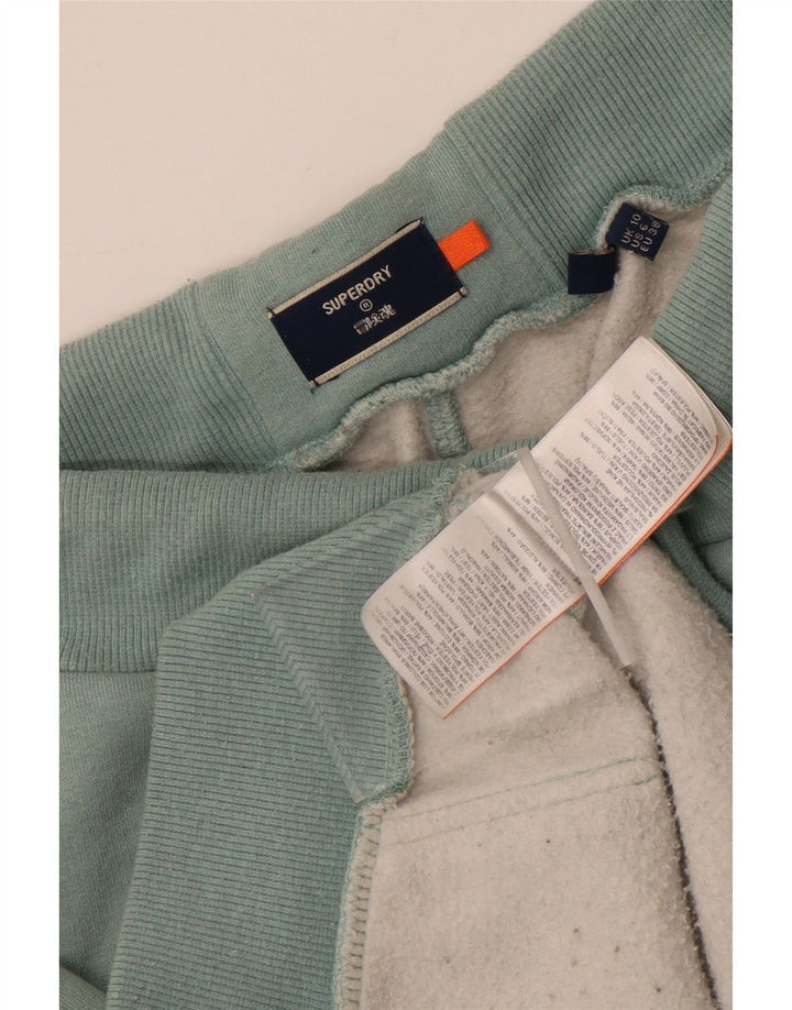 Superdry Womens Oversized Full Tracksuit UK 10 Pequeno Algodão Verde