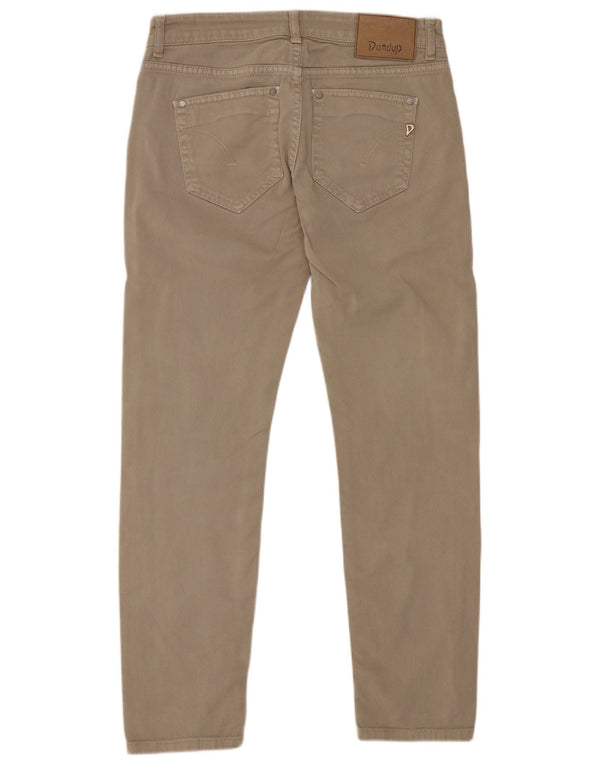 Dondup Jeans Slim Feminino W28 L27 Algodão Bege