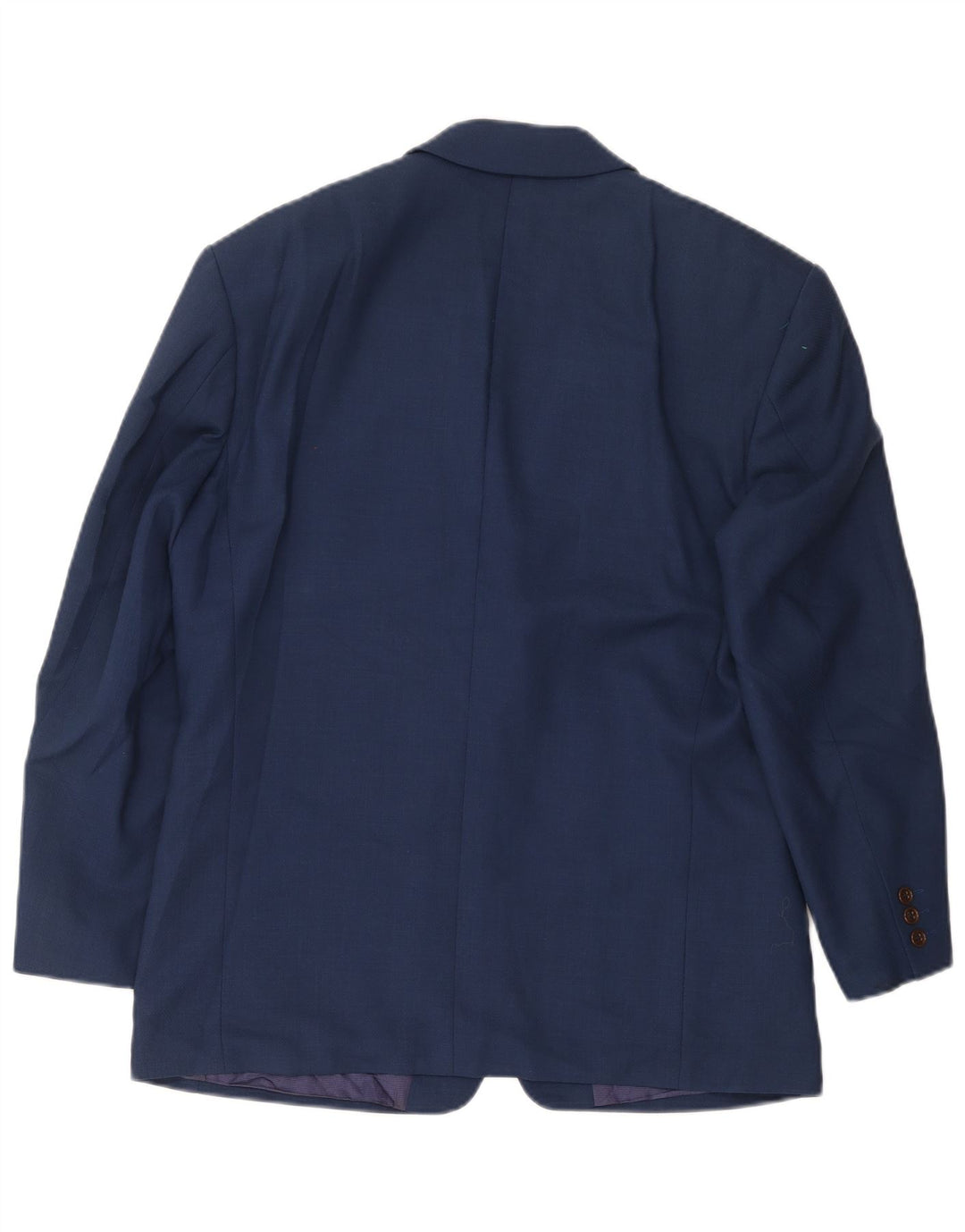 Jaqueta Blazer Masculina Marks & Spencer com 3 Botões Reino Unido 40 Viscose Azul Médio