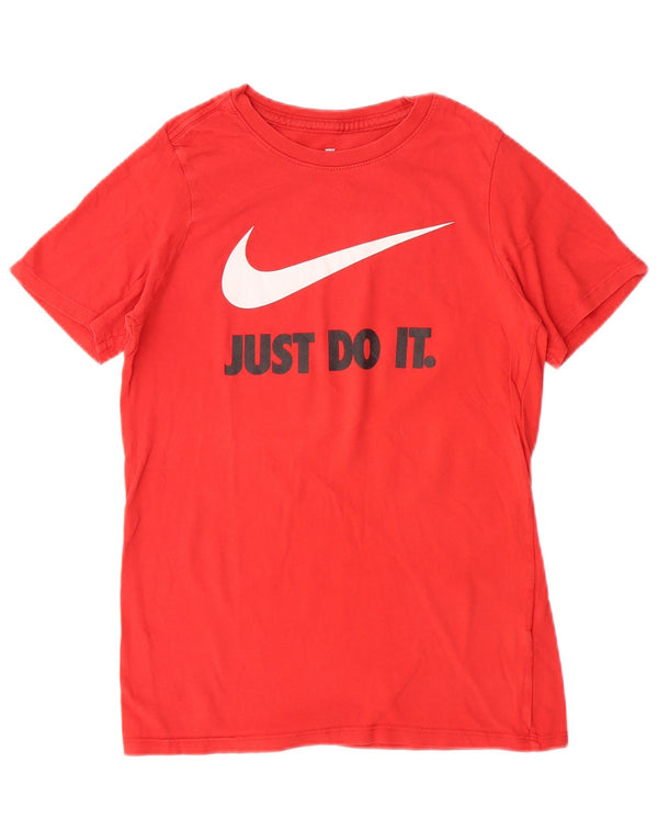 Camiseta Nike Boys Athletic Cut Graphic Top 12-13 anos Grande Esporte Vermelho