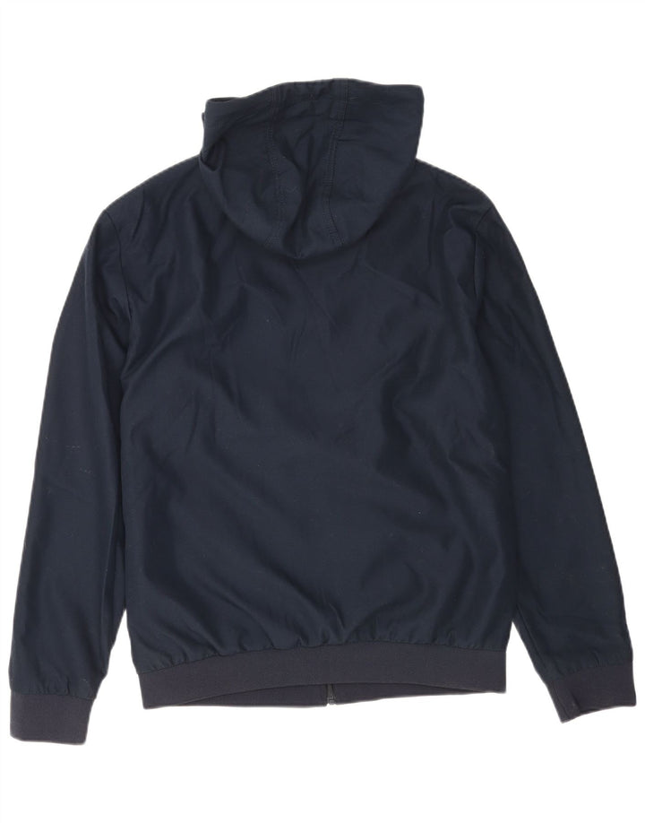 Jaqueta bomber masculina com capuz Jack & Jones Reino Unido 40 grande poliéster azul marinho